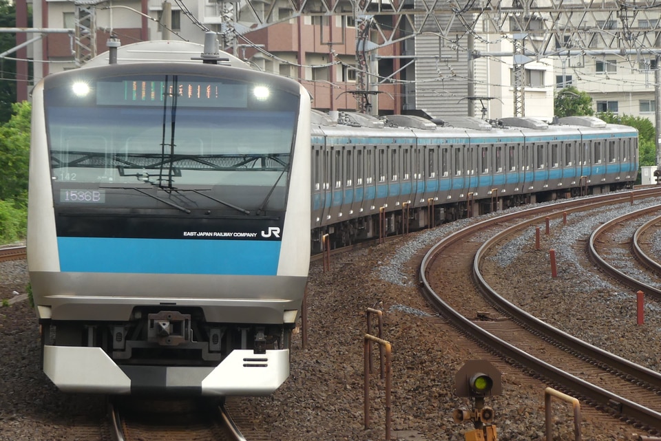 JR東E233系サイ142編成<br class="br-sp" />(ウラ142編成)の写真