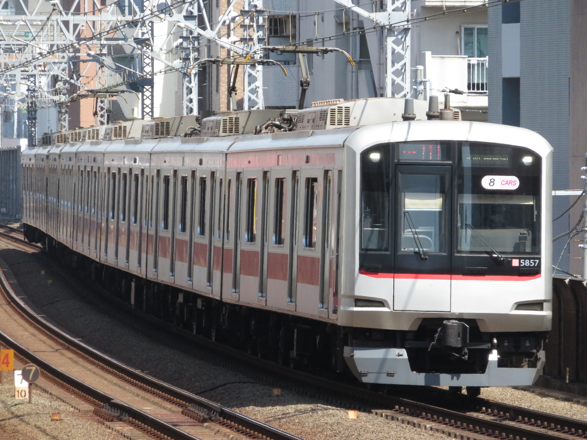 東急電鉄 元住吉検車区 5050系 5157F