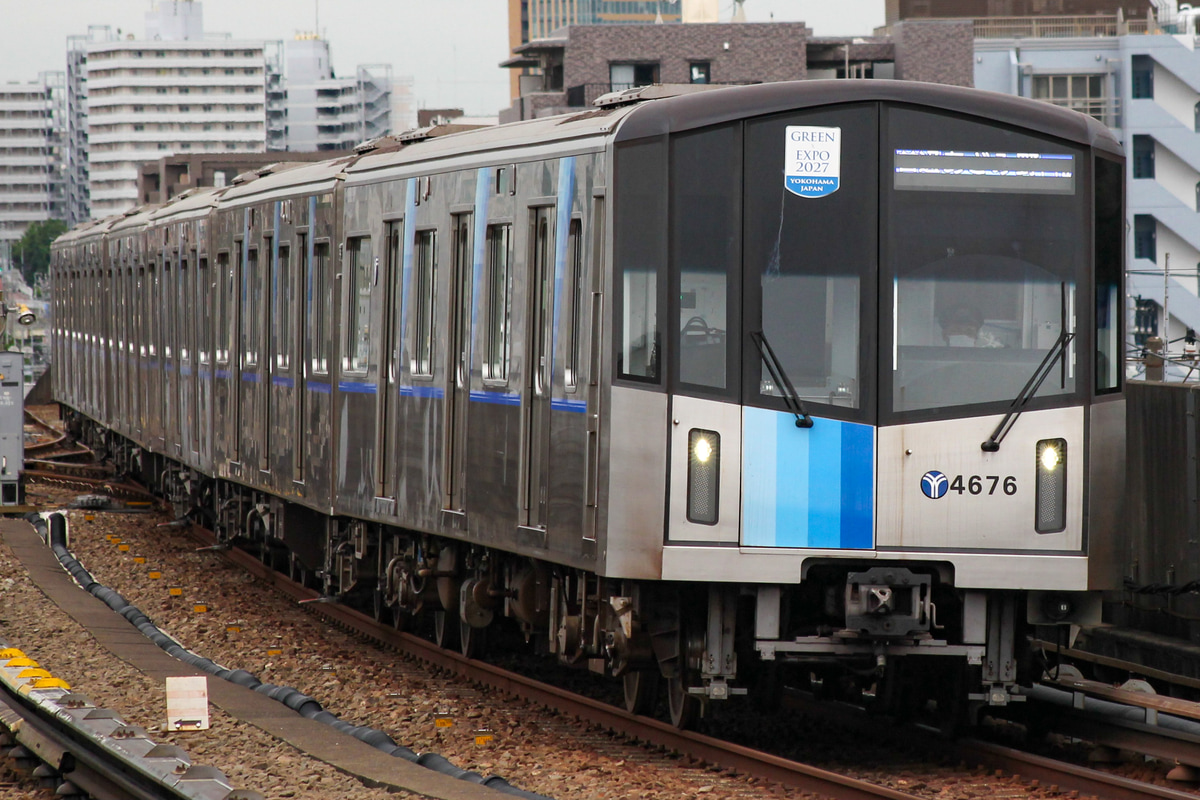 横浜市交通局 上永谷検車区 4000形 4671F