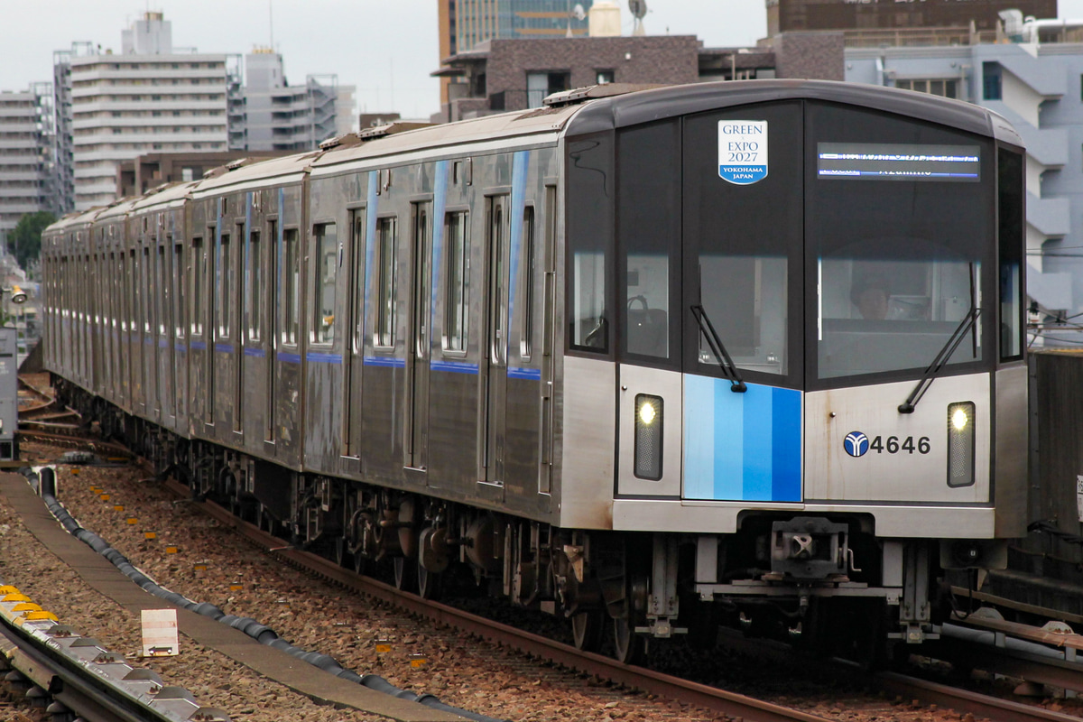 横浜市交通局 上永谷検車区 4000形 4641F