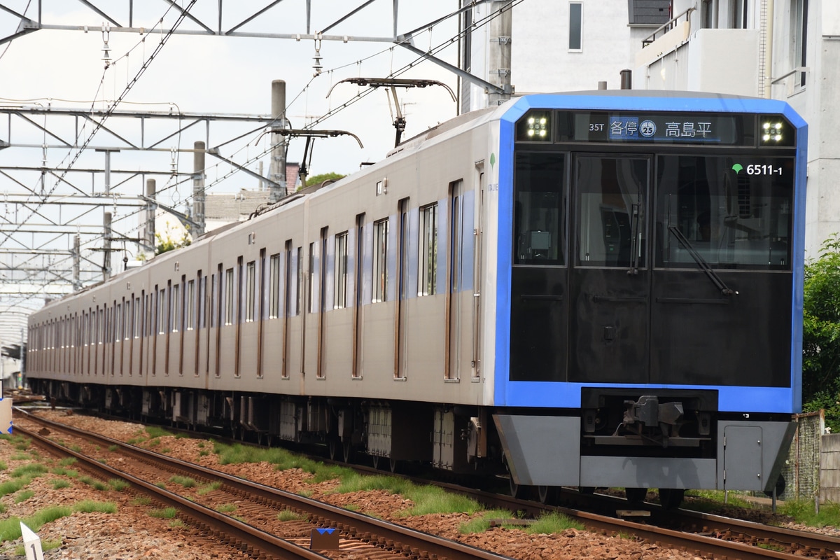東京都交通局 志村車両検修場 6500形 6511F
