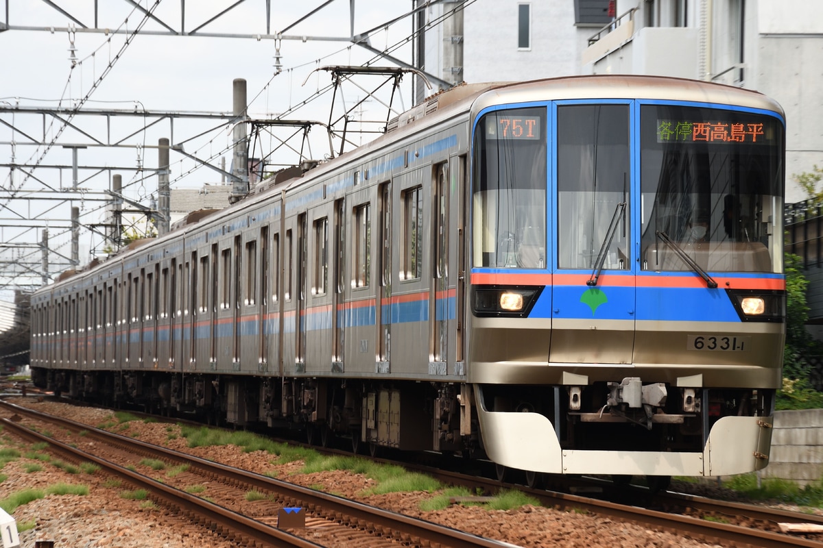 東京都交通局 志村車両検修場 6300形 6331F