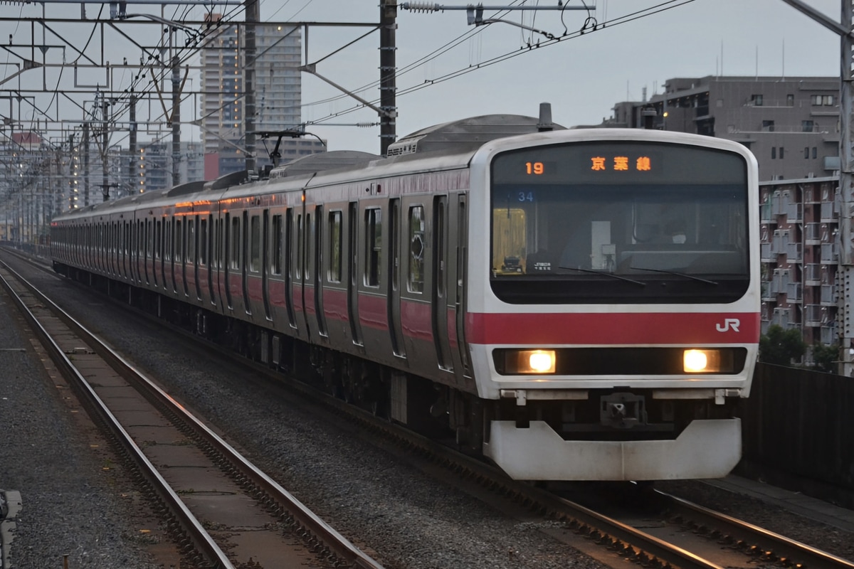 JR東日本 京葉車両センター 209系 ケヨ34編成