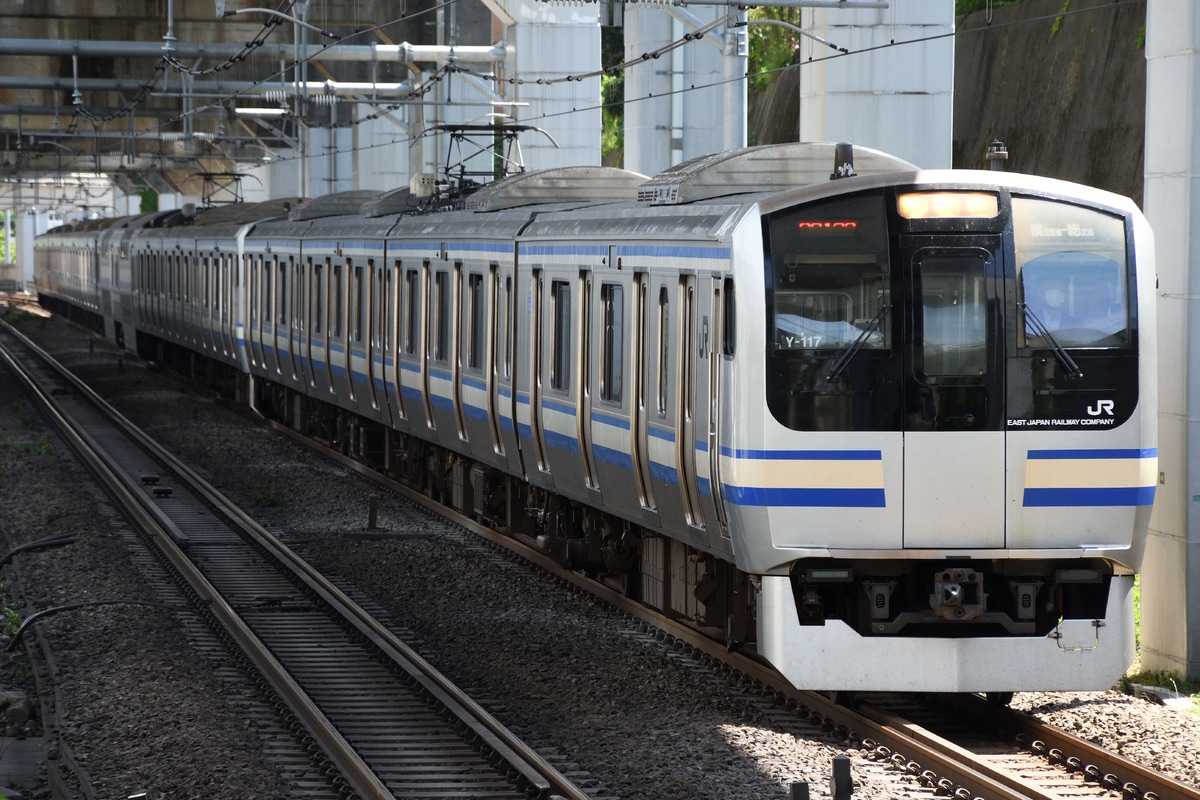 JR東日本 鎌倉車両センター本所 E217系 クラY-117編成