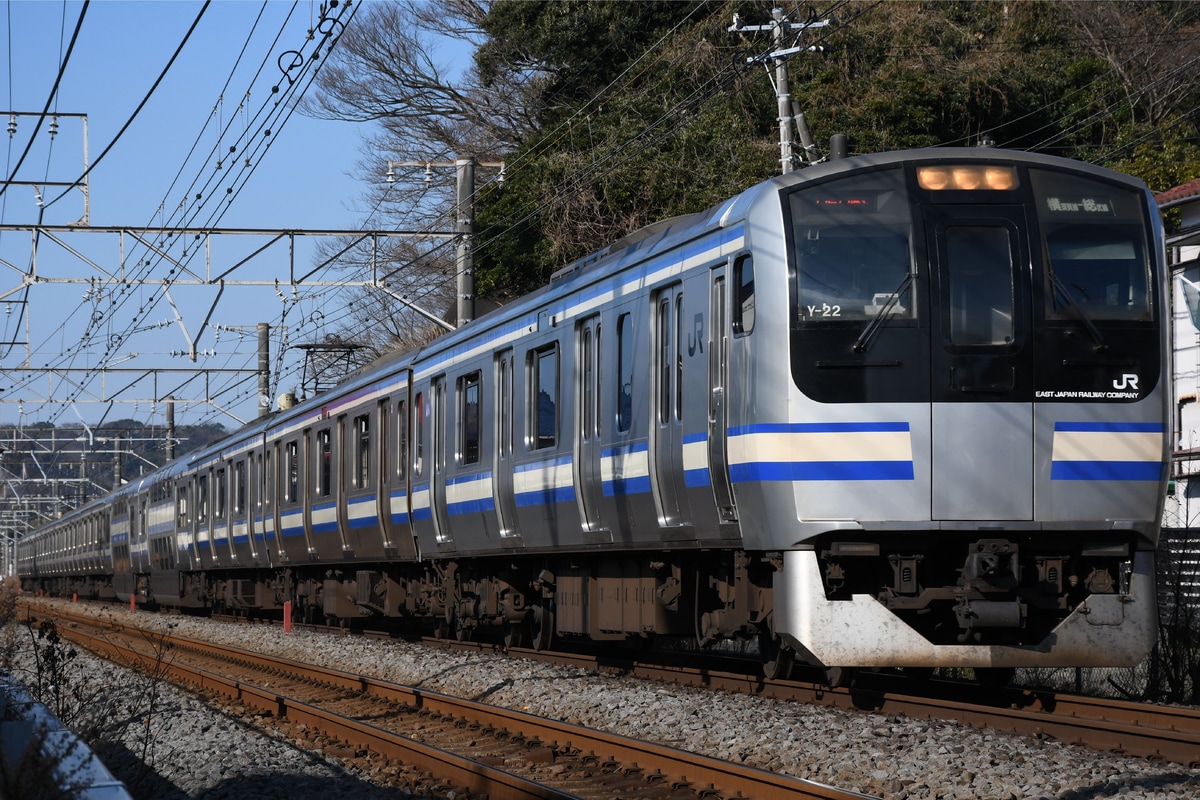 JR東日本 鎌倉車両センター本所 E217系 クラY-22編成