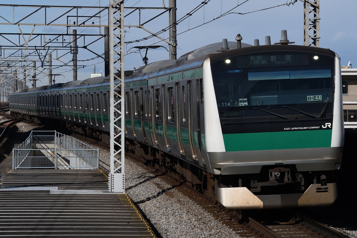 JR東日本 川越車両センター E233系 ハエ114編成