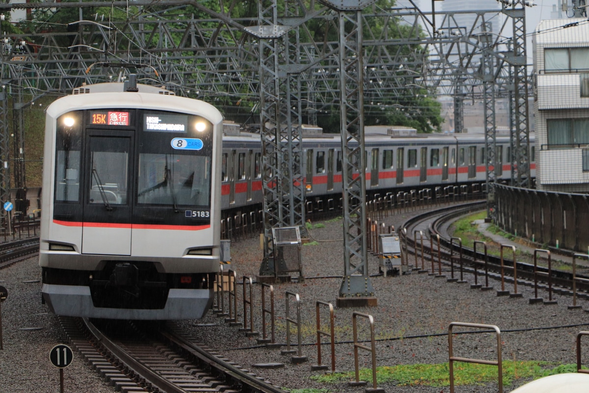 東急電鉄 元住吉検車区 5080系 5183F