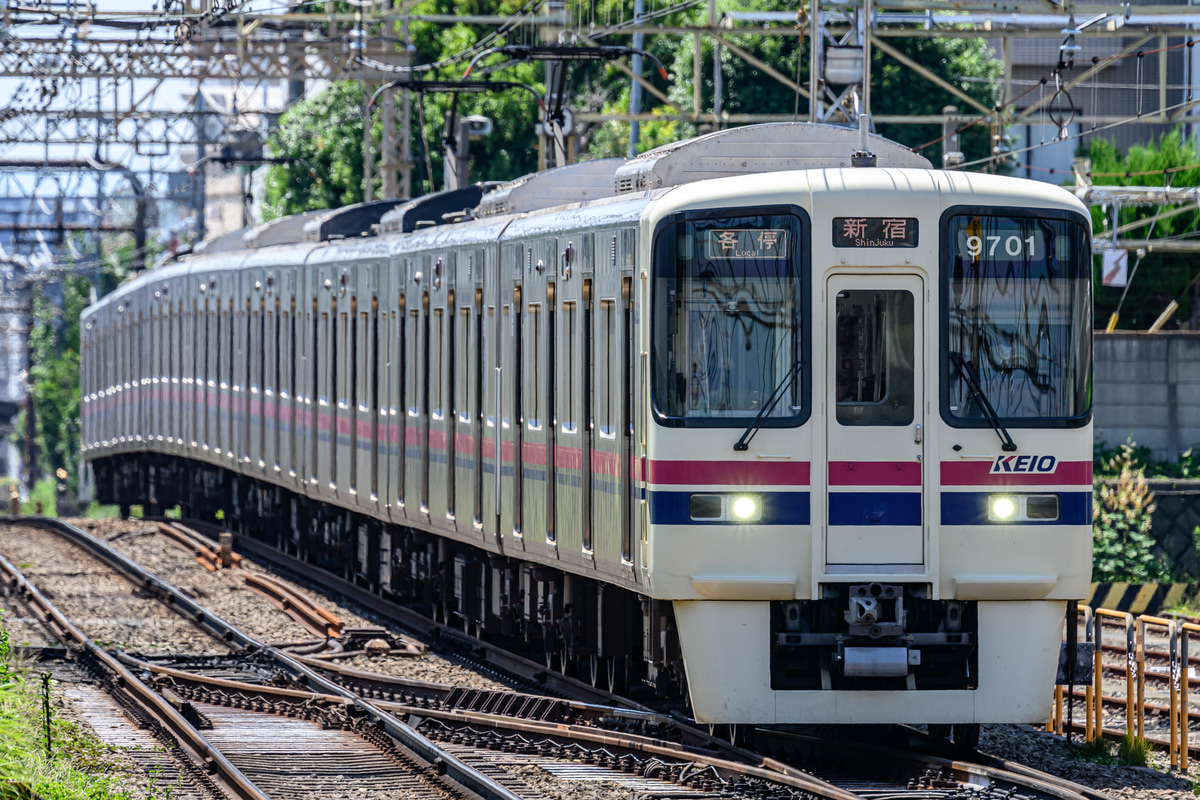 京王電鉄 若葉台検車区 9000系 9701F