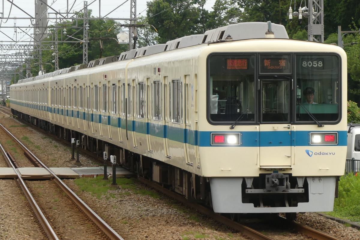 小田急電鉄 海老名検車区 8000形 8058F