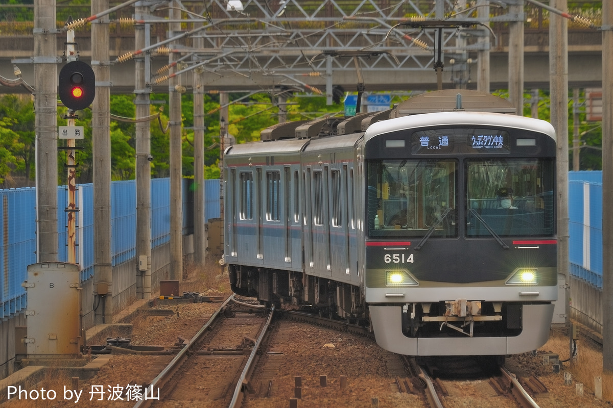 神戸電鉄 鈴蘭台車庫 6500系 6513F