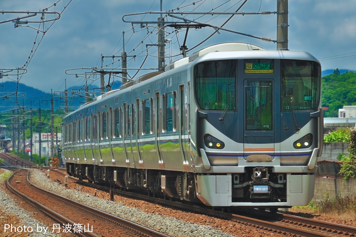 JR西日本 網干総合車両所宮原支所 225系6000番台 MY02編成