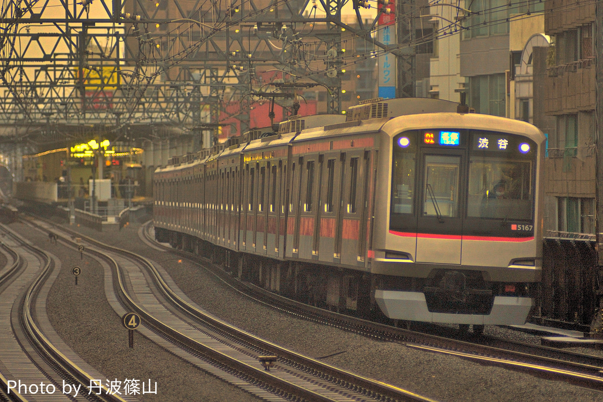 東急電鉄 元住吉検車区 5050系 5167F