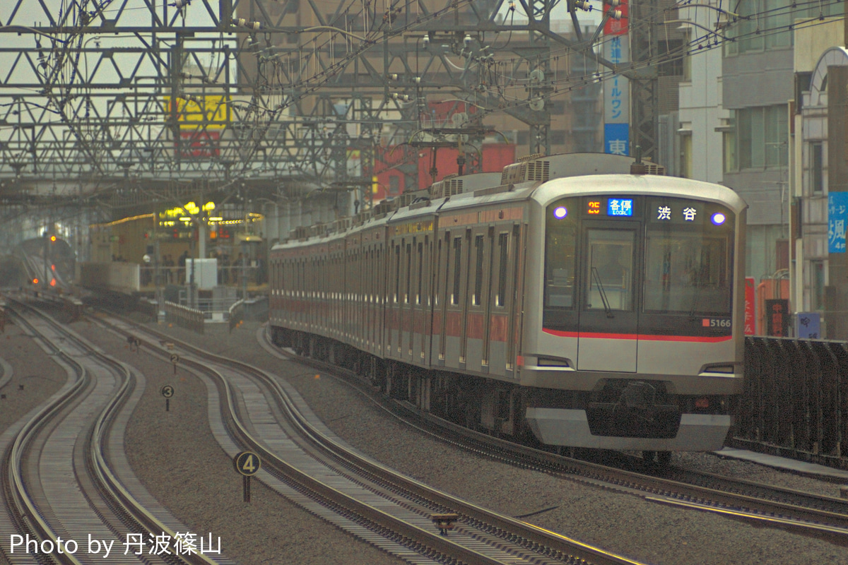 東急電鉄 元住吉検車区 5050系 5166F