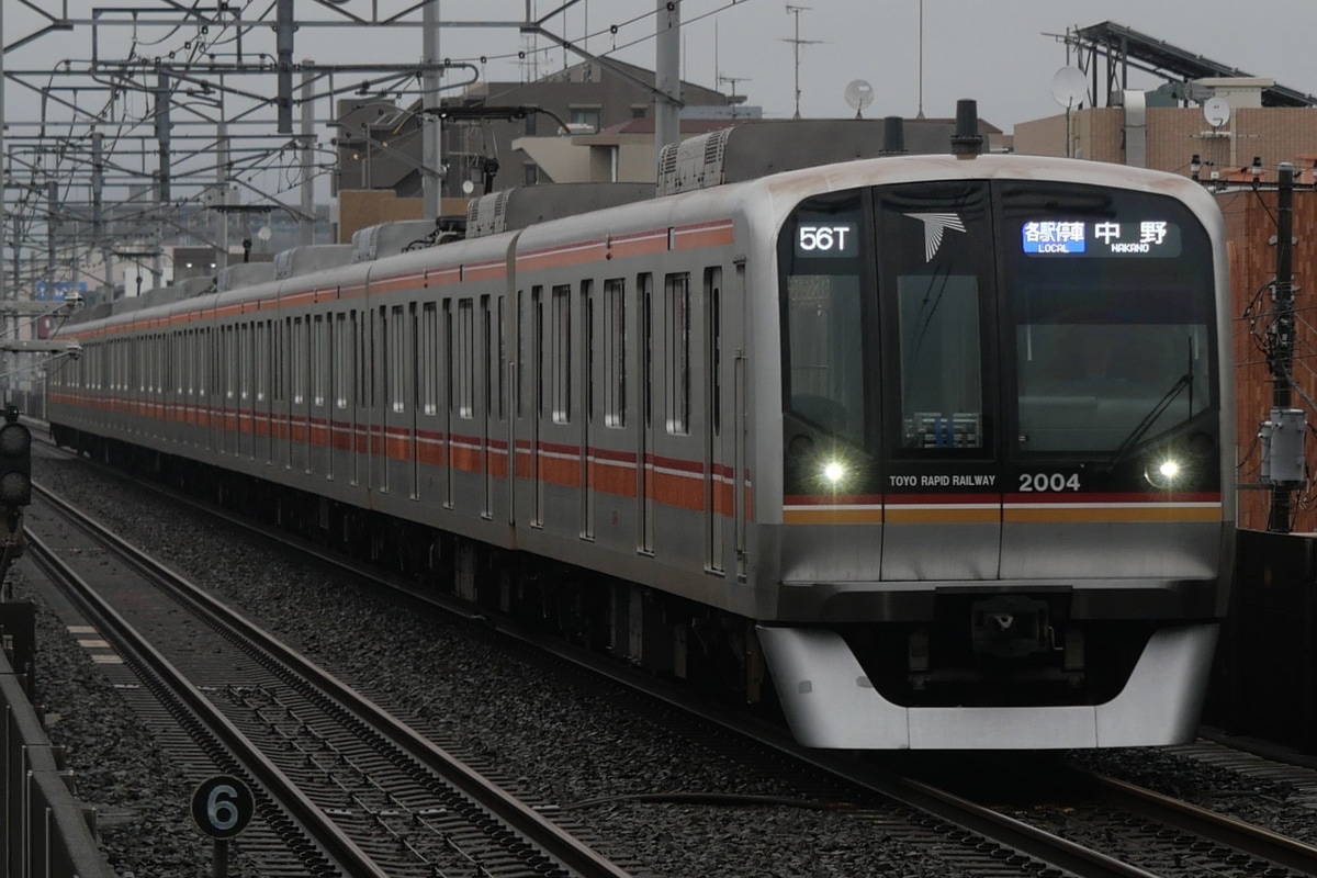 東葉高速鉄道 八千代緑が丘車両基地 2000系 2104F