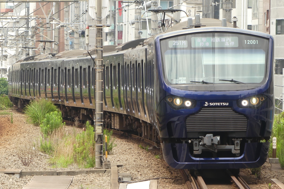 相模鉄道 かしわ台車両センター 12000系 12101F