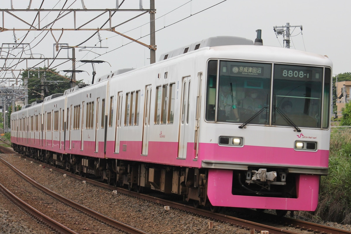 新京成電鉄 くぬぎ山車両基地 8800形 8808F