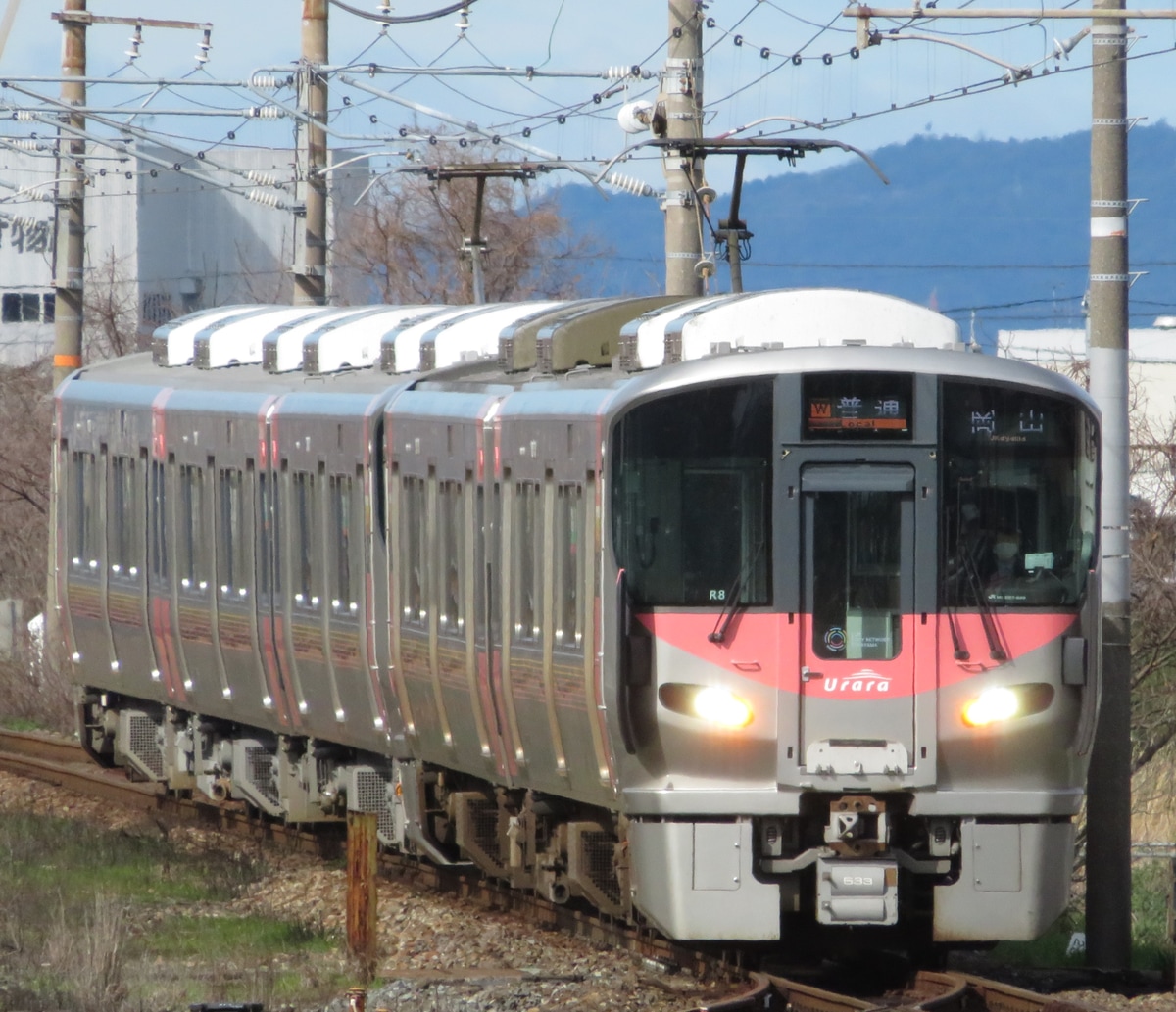 JR西日本 岡山電車区 227系 オカR8編成