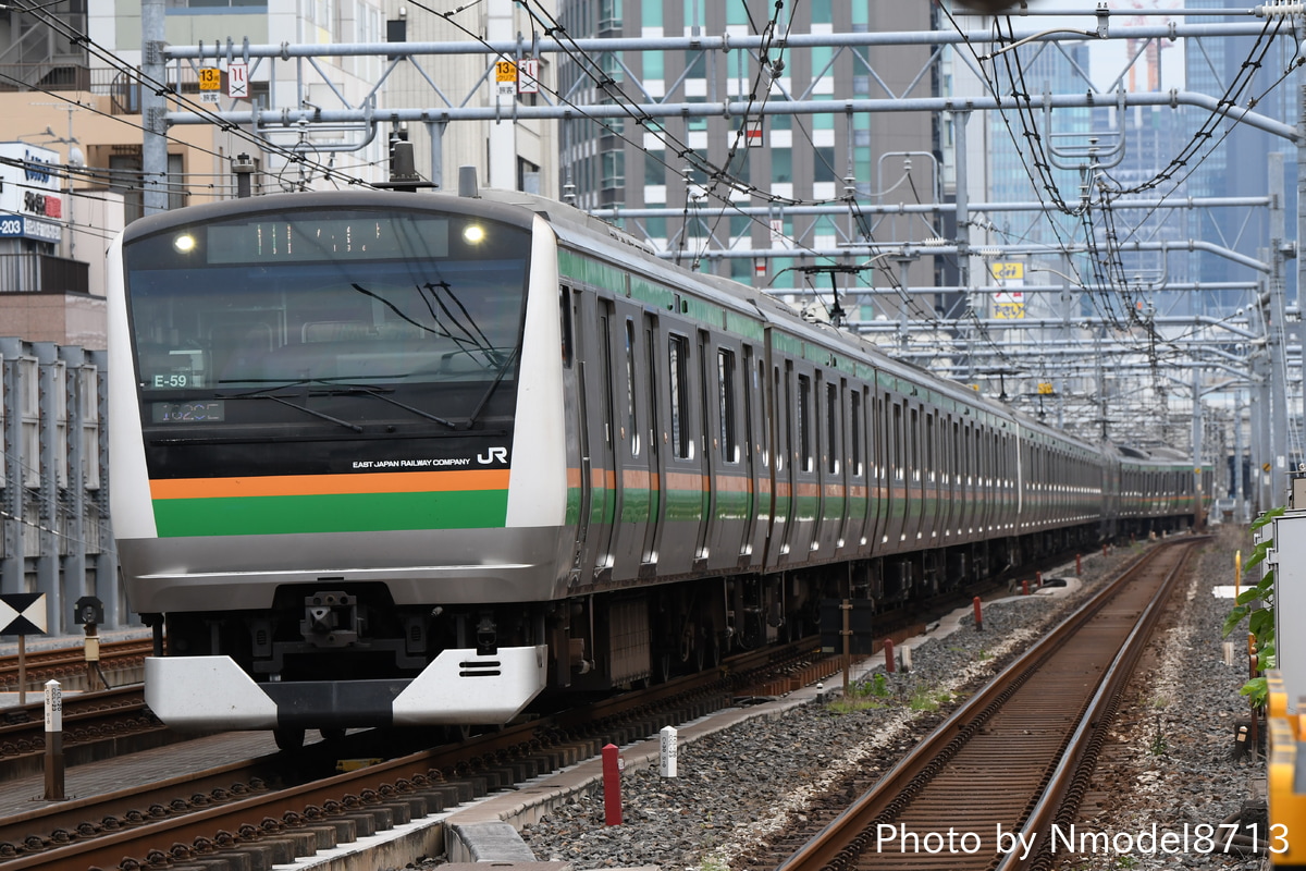 JR東日本 国府津車両センター E233系 E-59