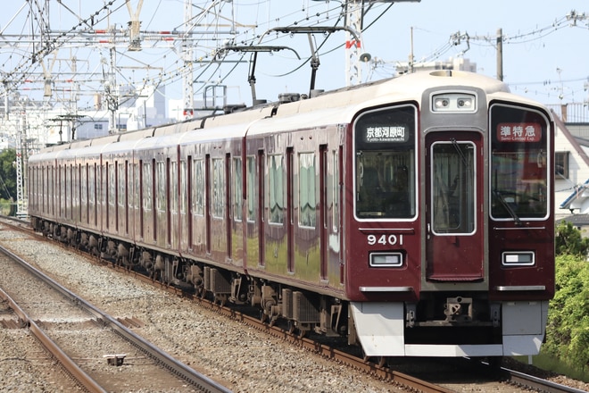 正雀車庫9300系9301Fを総持寺駅で撮影した写真