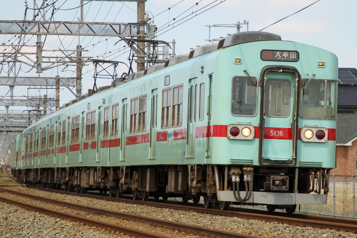 西日本鉄道 筑紫車両基地 5000形 5136F