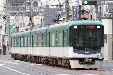 京阪電気鉄道 錦織車庫 800系 807F