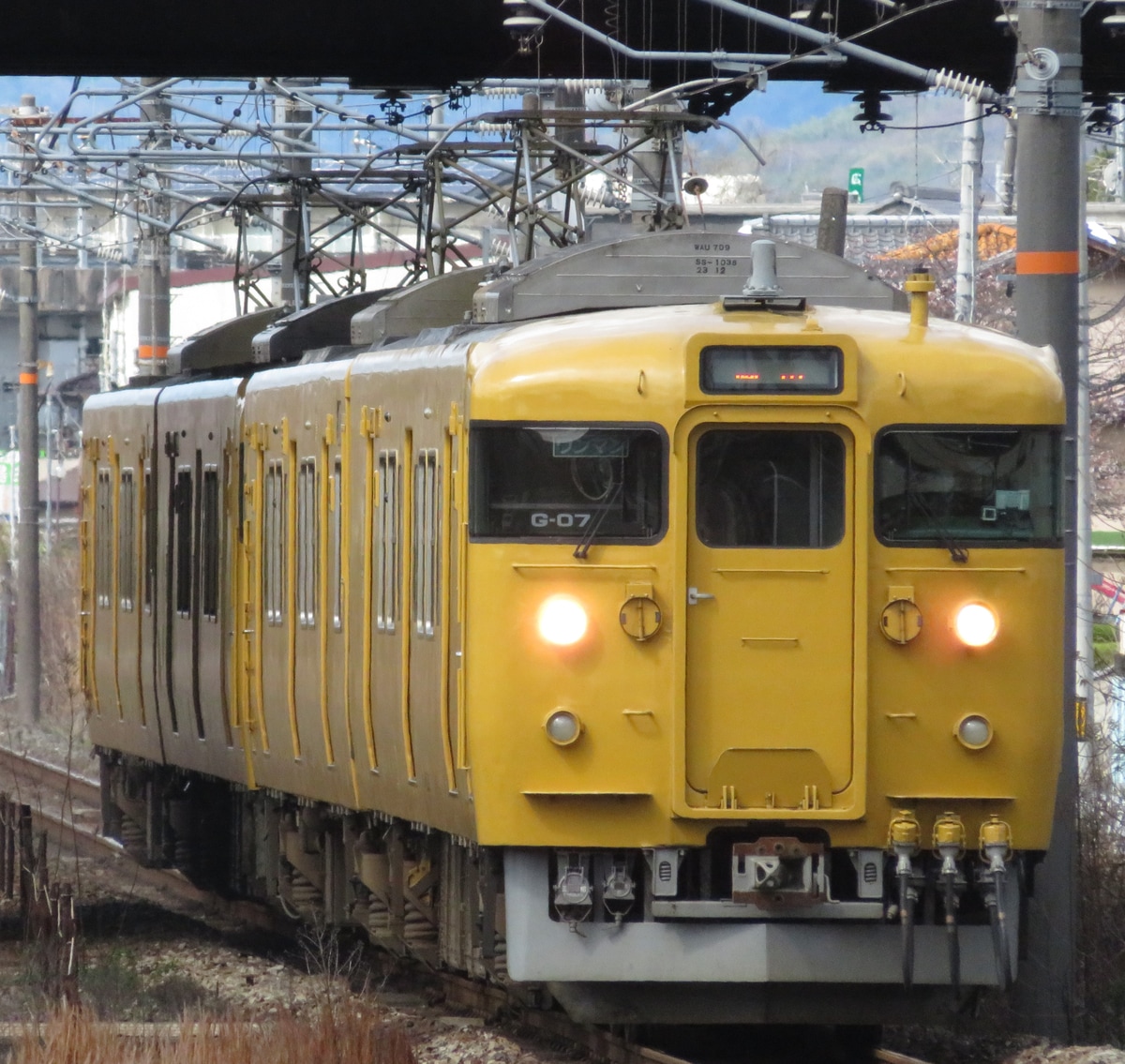 JR西日本 岡山電車区 115系 オカG-07編成