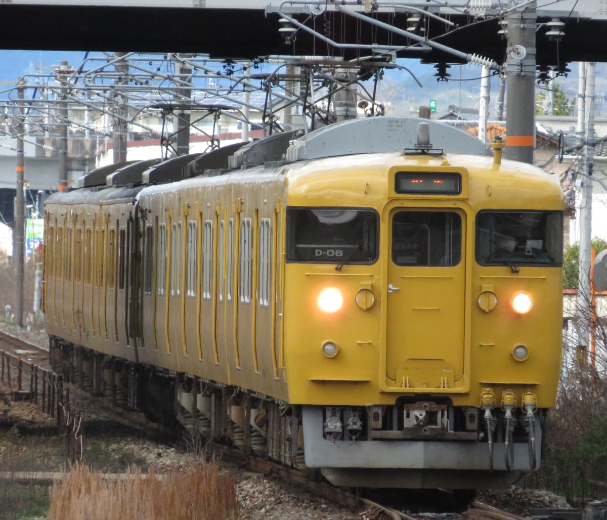 JR西日本 岡山電車区 115系 オカD-06編成