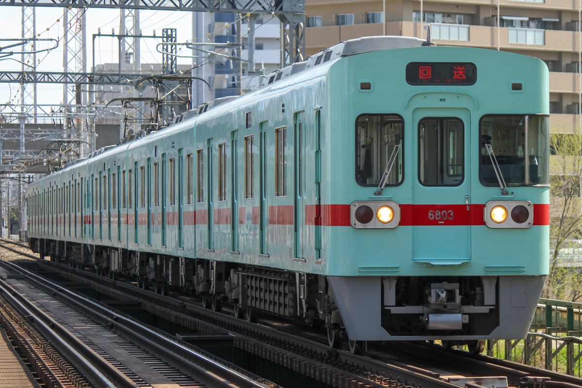 西日本鉄道 筑紫車両基地 6000形 6703F