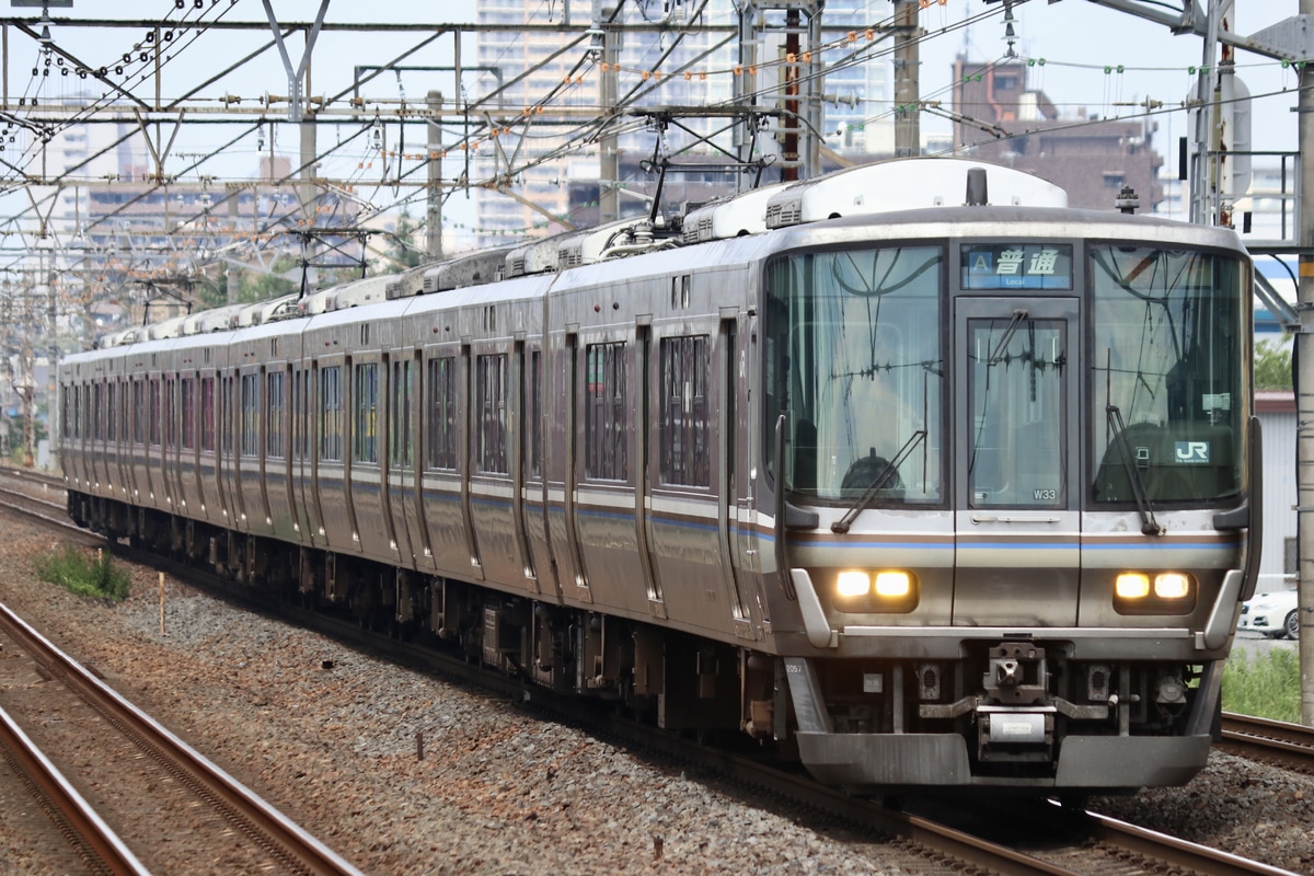 JR西日本 網干総合車両所本所 223系 ホシW33編成