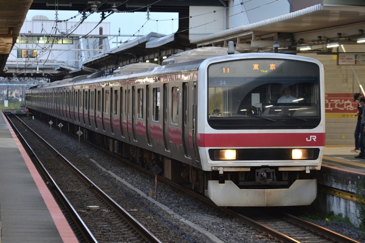 JR東日本 京葉車両センター 209系 ケヨ34編成