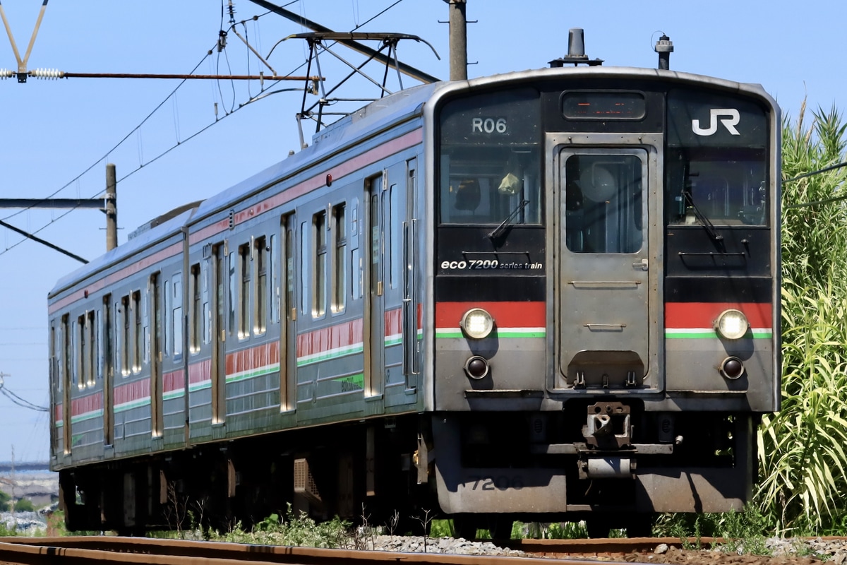 JR四国 高松運転所 7200系 R06編成