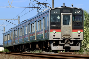 JR四国7200系R02編成を多度津～讃岐塩屋間で撮影した画像