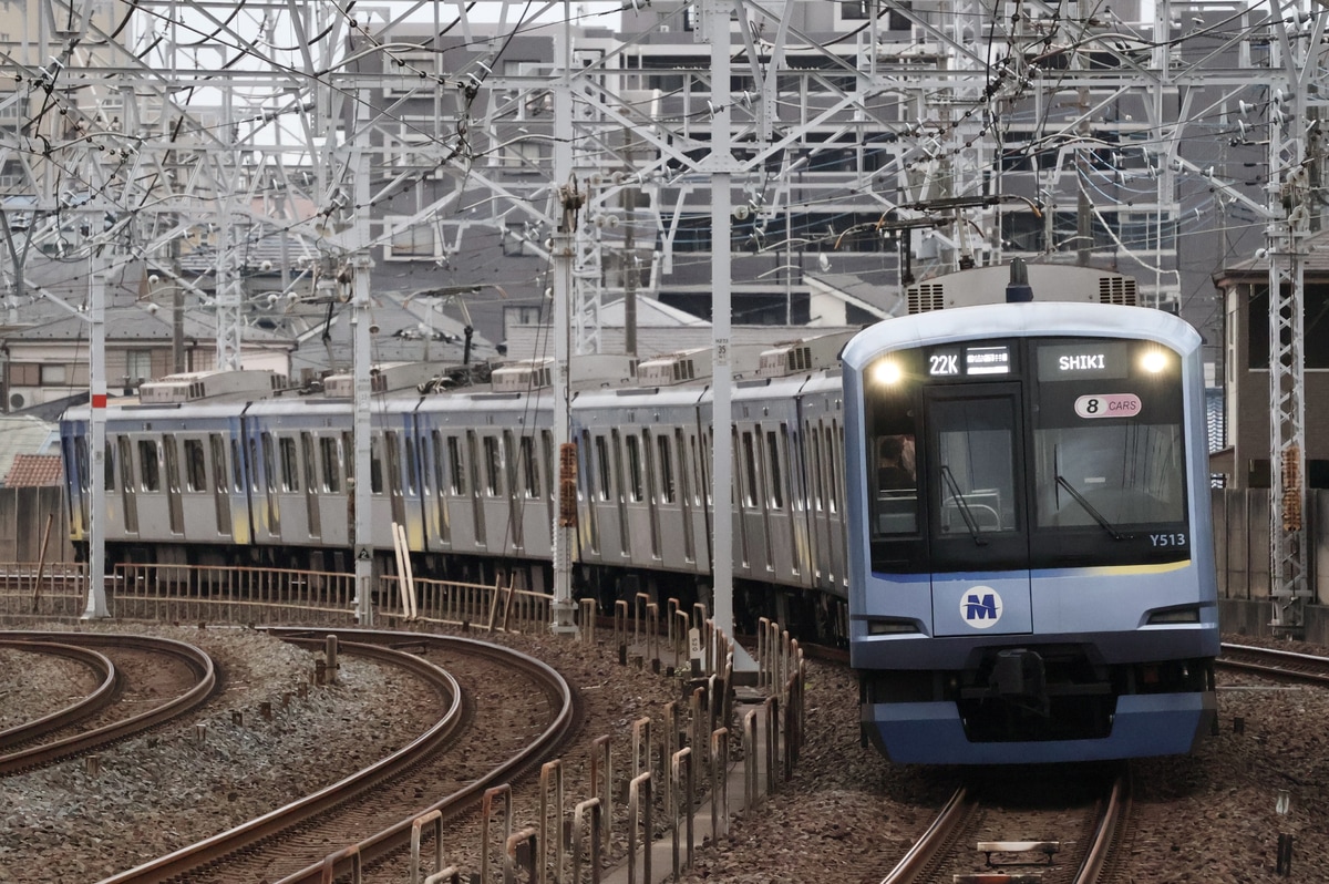 横浜高速鉄道 元住吉検車区 Y500系 Y513F