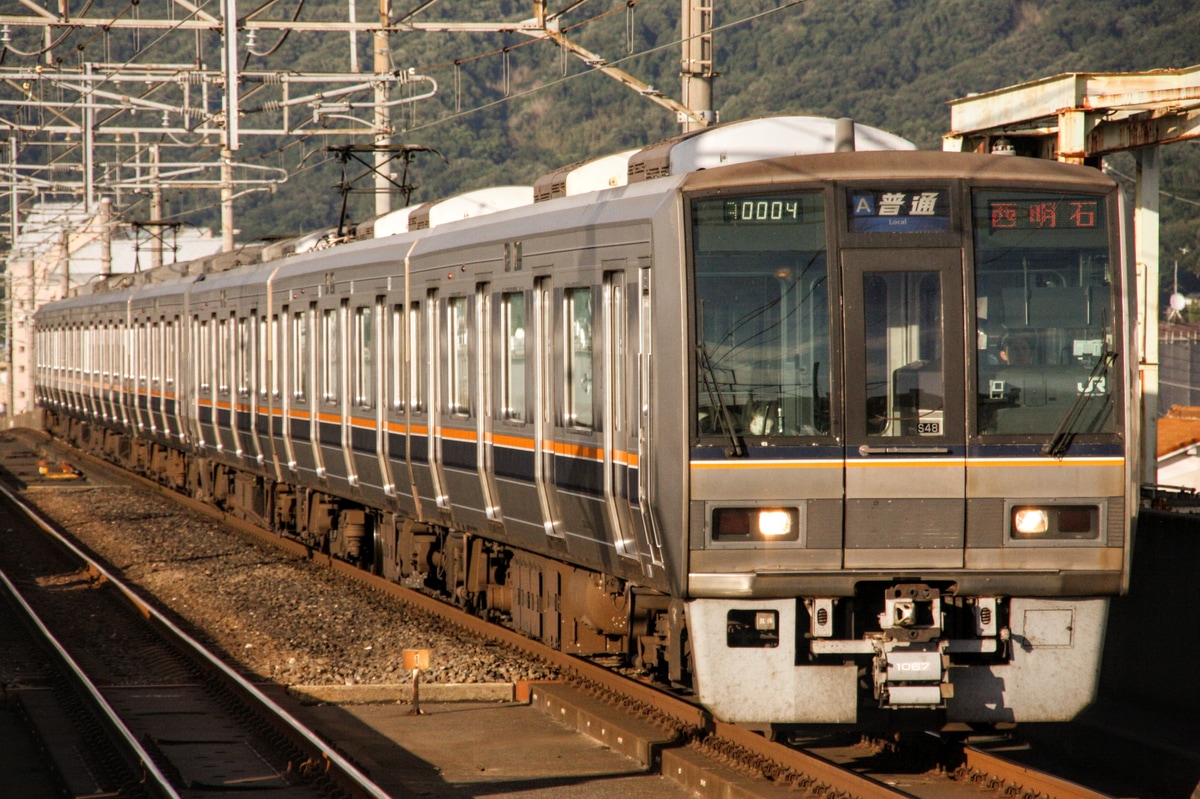 JR西日本 網干総合車両所明石支所 207系 S48