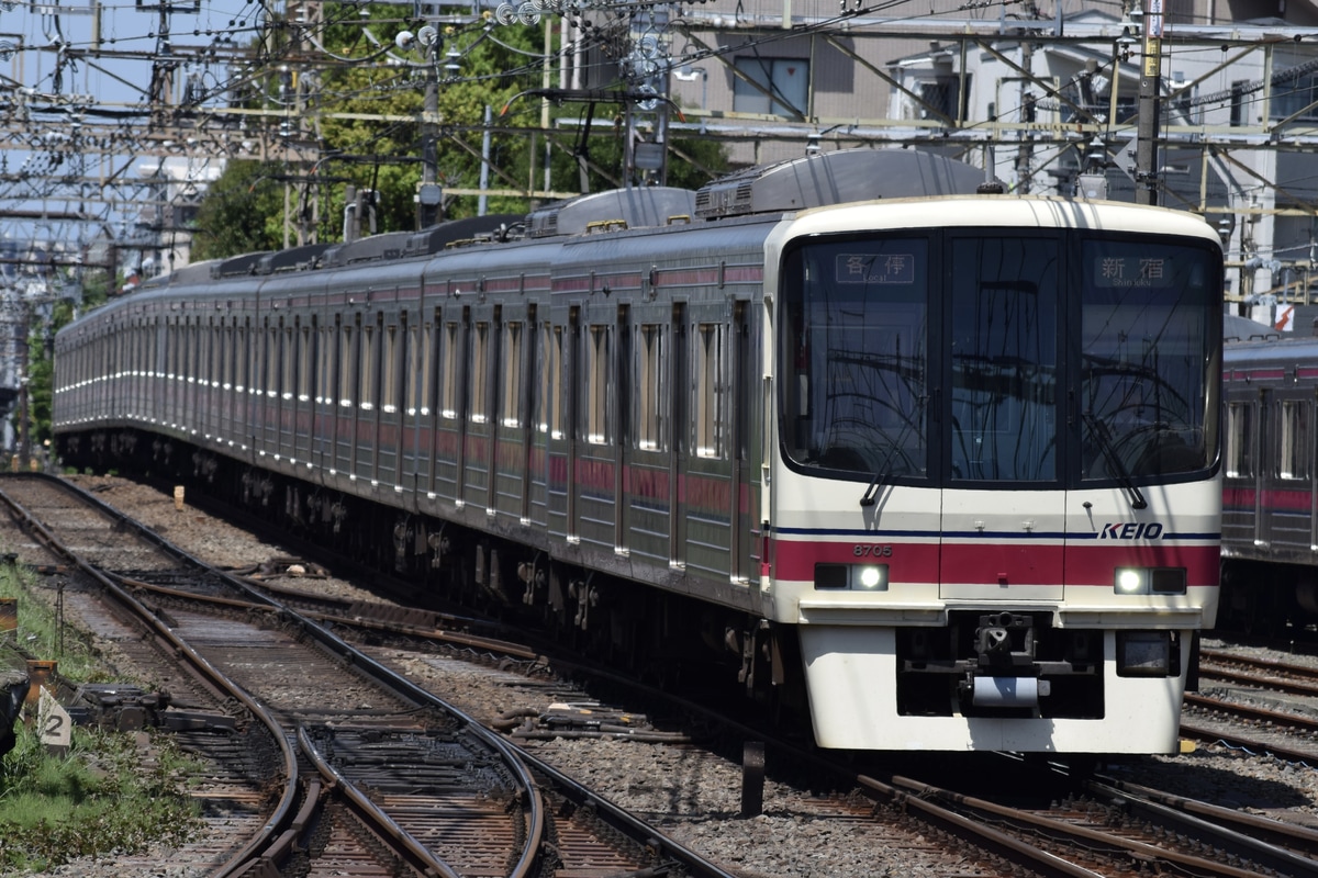 京王電鉄 若葉台検車区 8000系 8705F