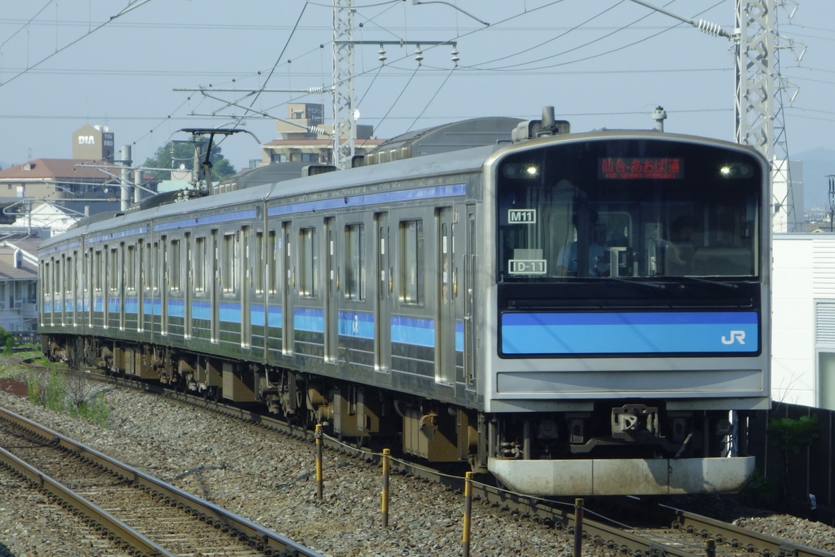 JR東日本 仙台車両センター宮城野派出所 205系3100番台 M11編成