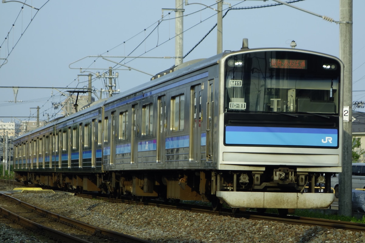 JR東日本 仙台車両センター宮城野派出所 205系3100番台 M11編成