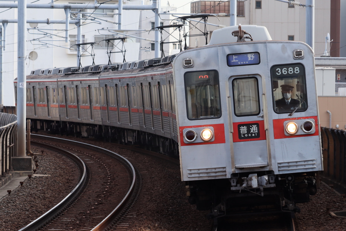 京成電鉄 宗吾車両基地 3600形 3688F