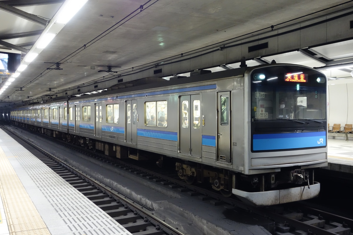 JR東日本 仙台車両センター宮城野派出所 205系3100番台 M15編成