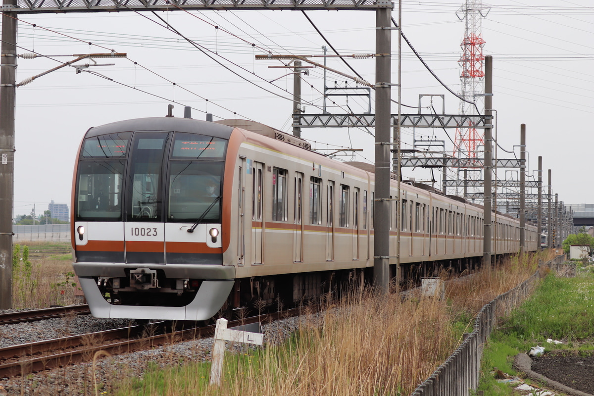 東京メトロ 和光検車区 10000系 10123F