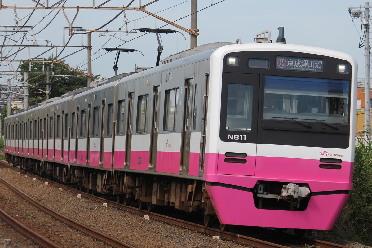 新京成電鉄 くぬぎ山車両基地 N800形 N818F