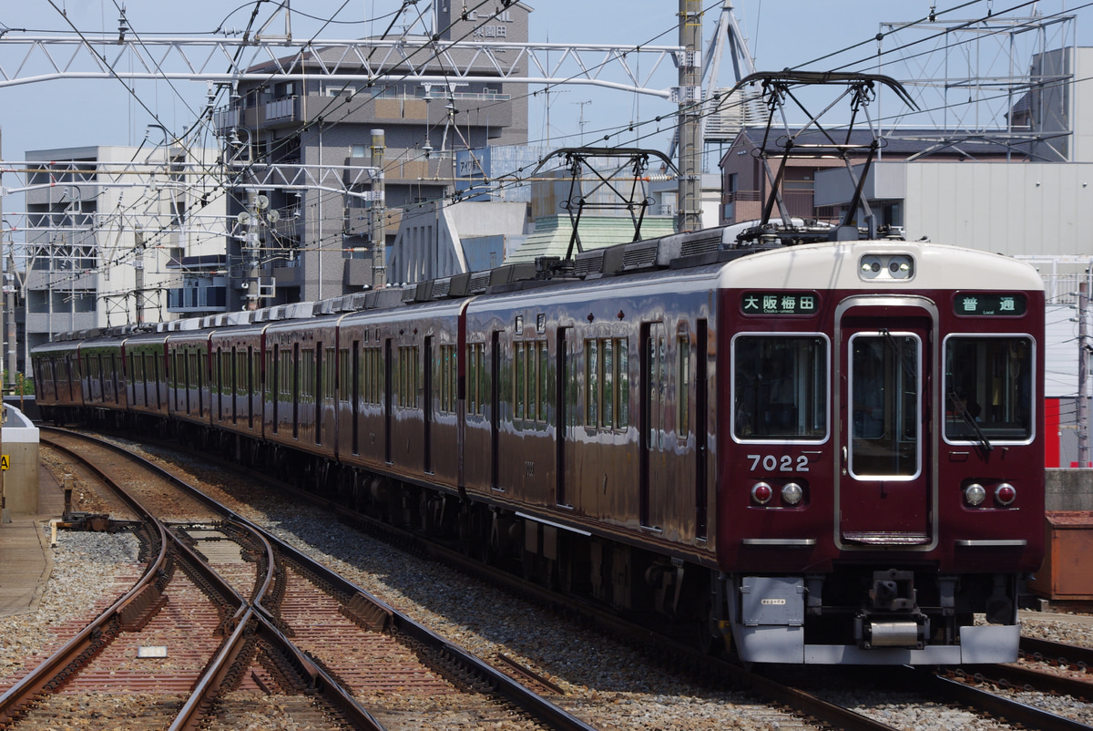 阪急電鉄 西宮車庫 7000系 7022F