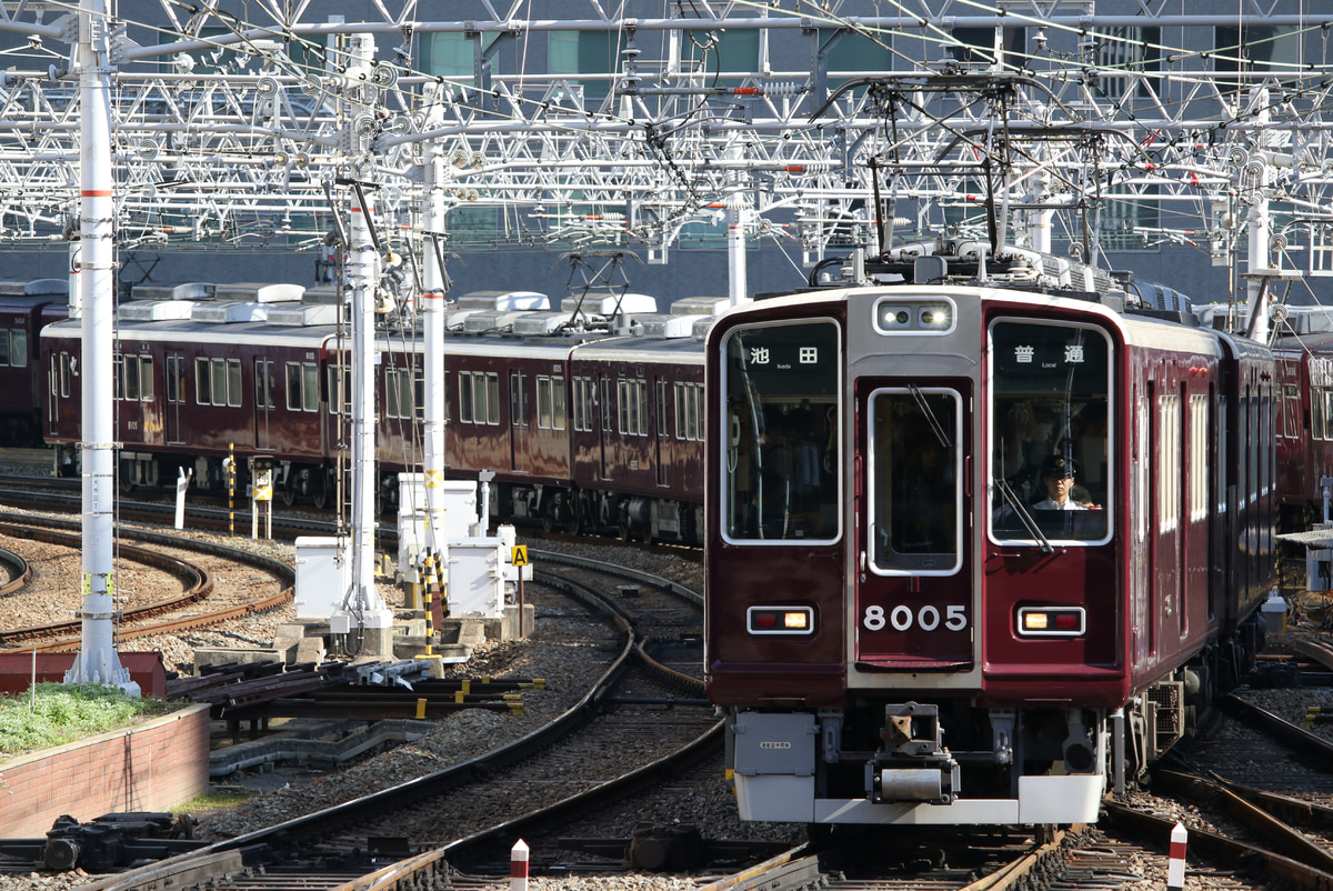 阪急電鉄 平井車庫 8000系 8005F