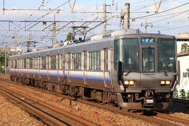 吹田総合車両所京都支所223系R55編成を瀬田駅で撮影した写真