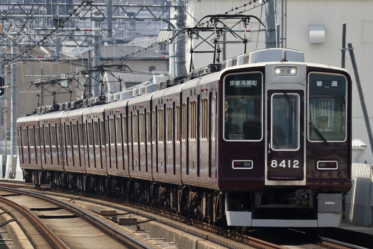 阪急電鉄 正雀車庫 8300系 8312F