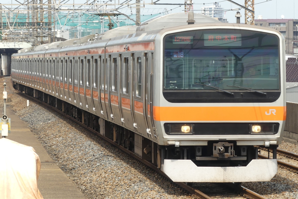 JR東日本 京葉車両センター E231系 ケヨMU18編成