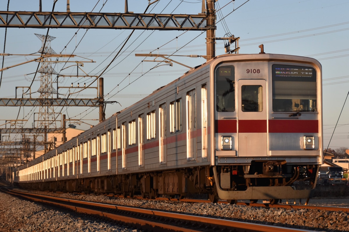 東武鉄道 森林公園検修区 9000系 9108F