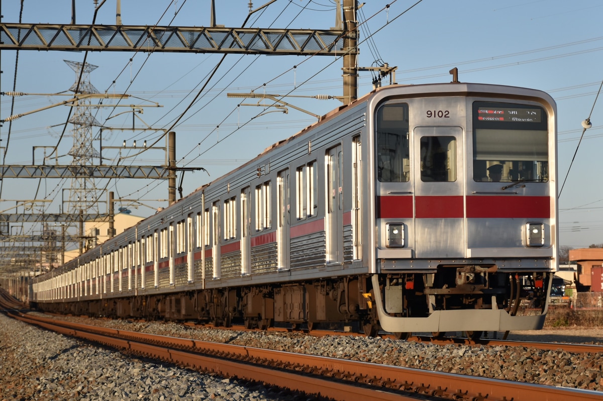 東武鉄道 森林公園検修区 9000系 9102F