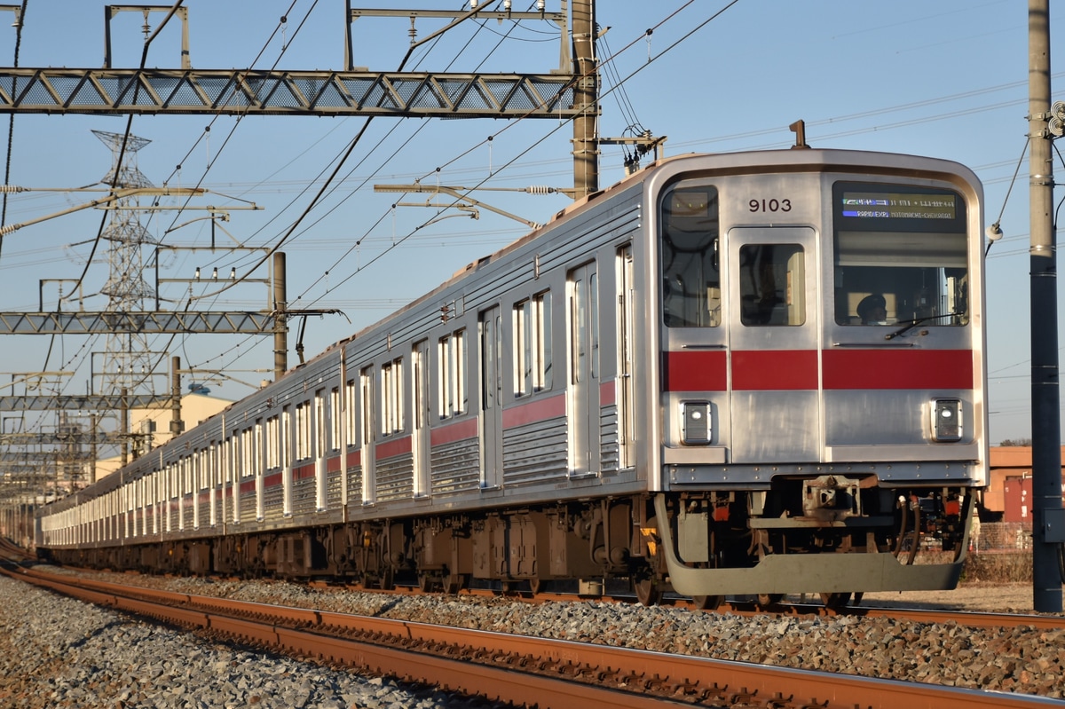 東武鉄道 森林公園検修区 9000系 9103F