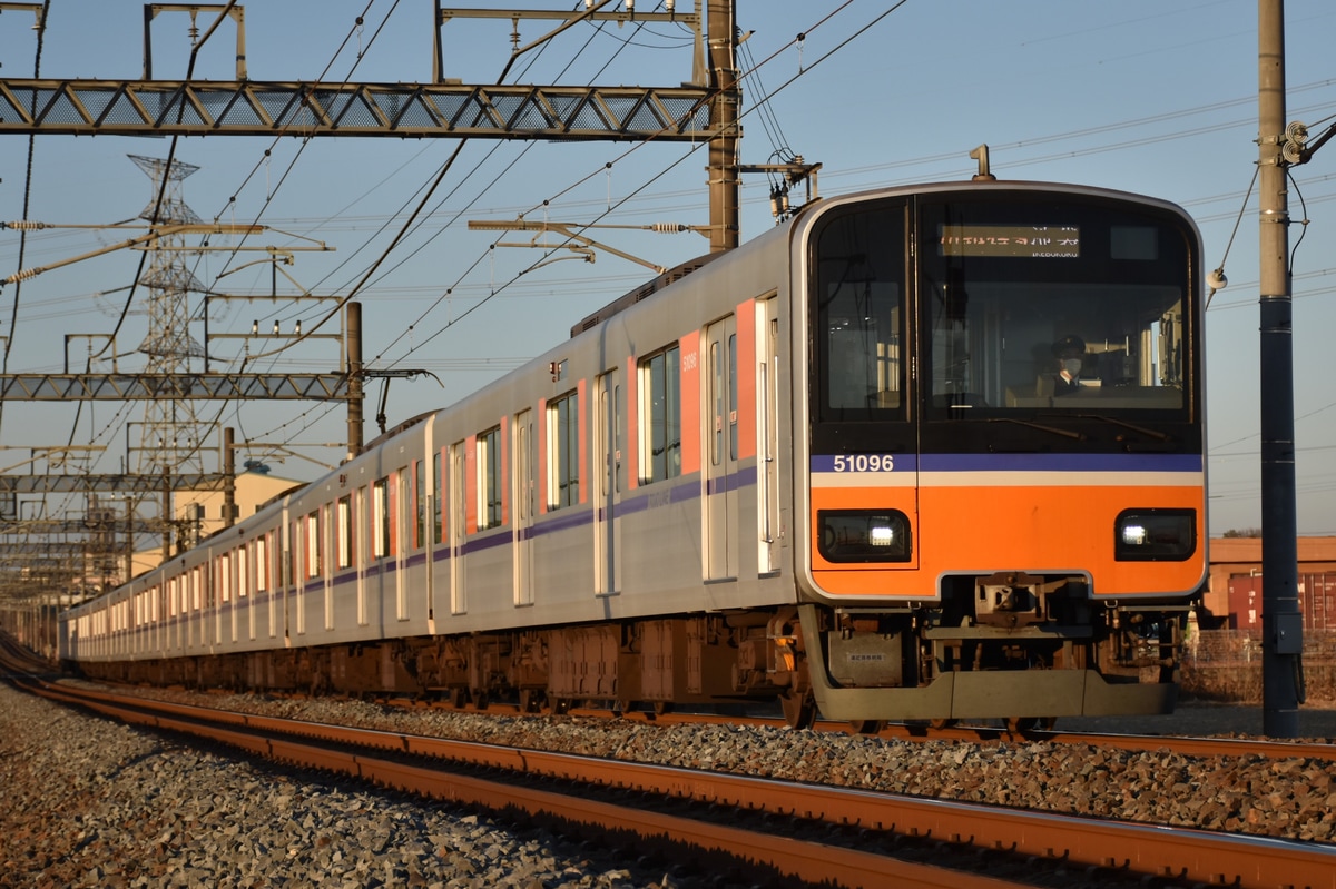 東武鉄道 森林公園検修区 50090系 51096F